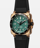Bell & Ross BR-03 Diver 42mm Automatic BR0392-D-LT-BR/SRB
