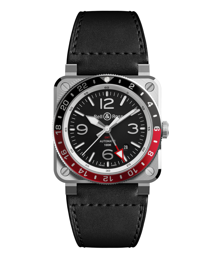 Bell & Ross BR-03 GMT 42mm Automatic BR0393-BL-ST/SCA