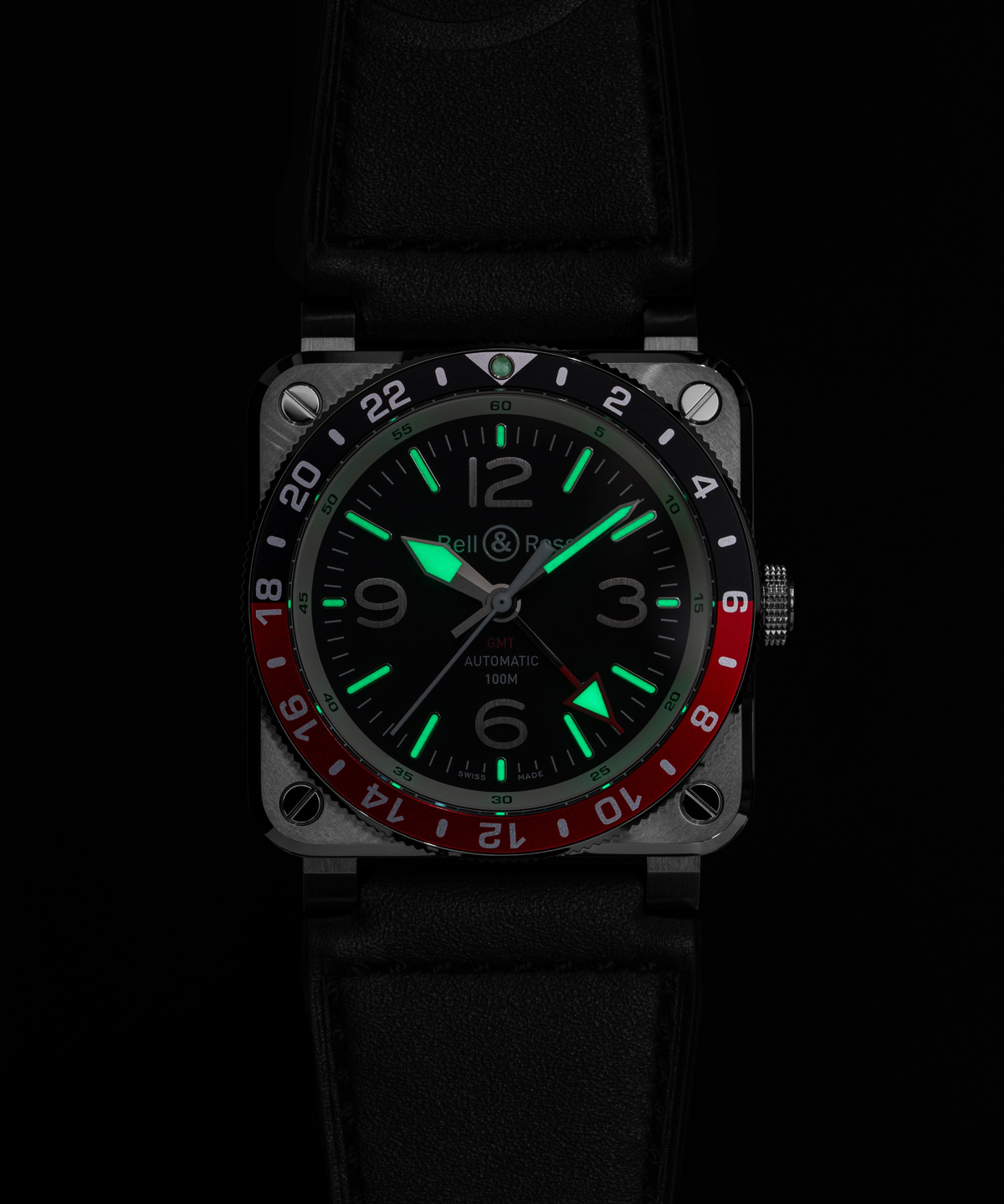 Bell & Ross BR-03 GMT 42mm Automatic BR0393-BL-ST/SCA