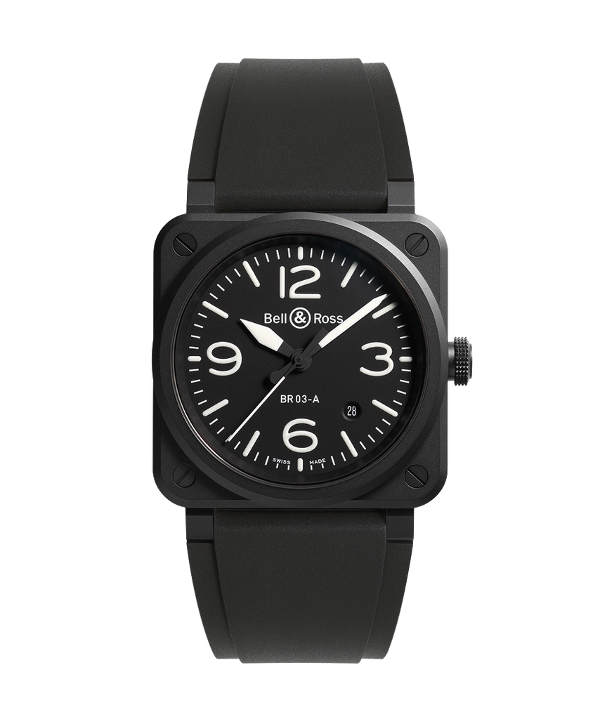 Bell & Ross BR-03 Black Matte 41mm Automatic BR03A-BL-CE/SRB