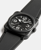 Bell & Ross BR-03 Black Matte 41mm Automatic BR03A-BL-CE/SRB