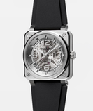 Bell & Ross BR-03 Skeleton 41mm Automatic BR03A-BL-SKST/SRB