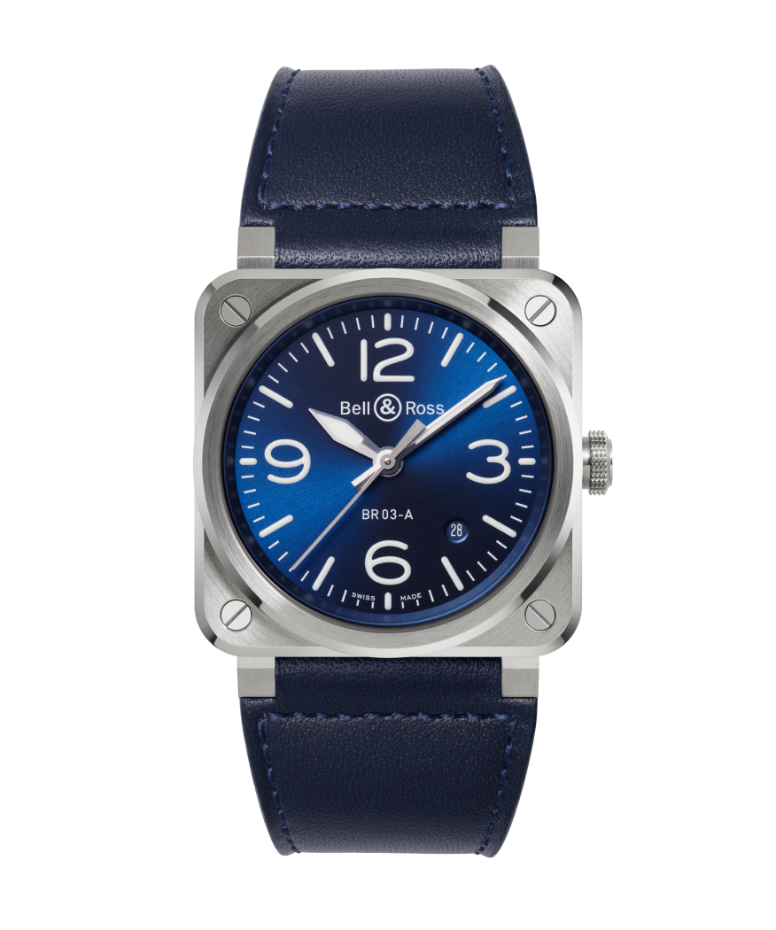 Bell & Ross BR-03 Blue Steel 41mm Automatic BR03A-BLU-ST/SCA