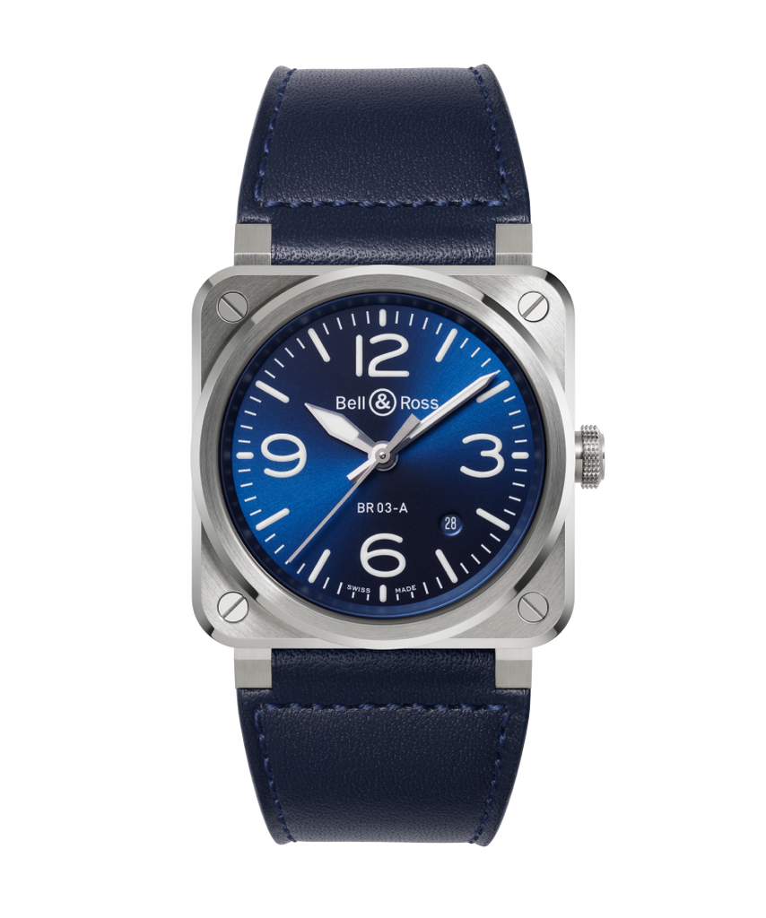 Bell & Ross BR-03 Blue Steel 41mm Automatic BR03A-BLU-ST/SCA
