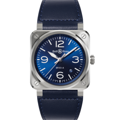 Bell & Ross BR-03 Blue Steel 41mm Automatic BR03A-BLU-ST/SCA