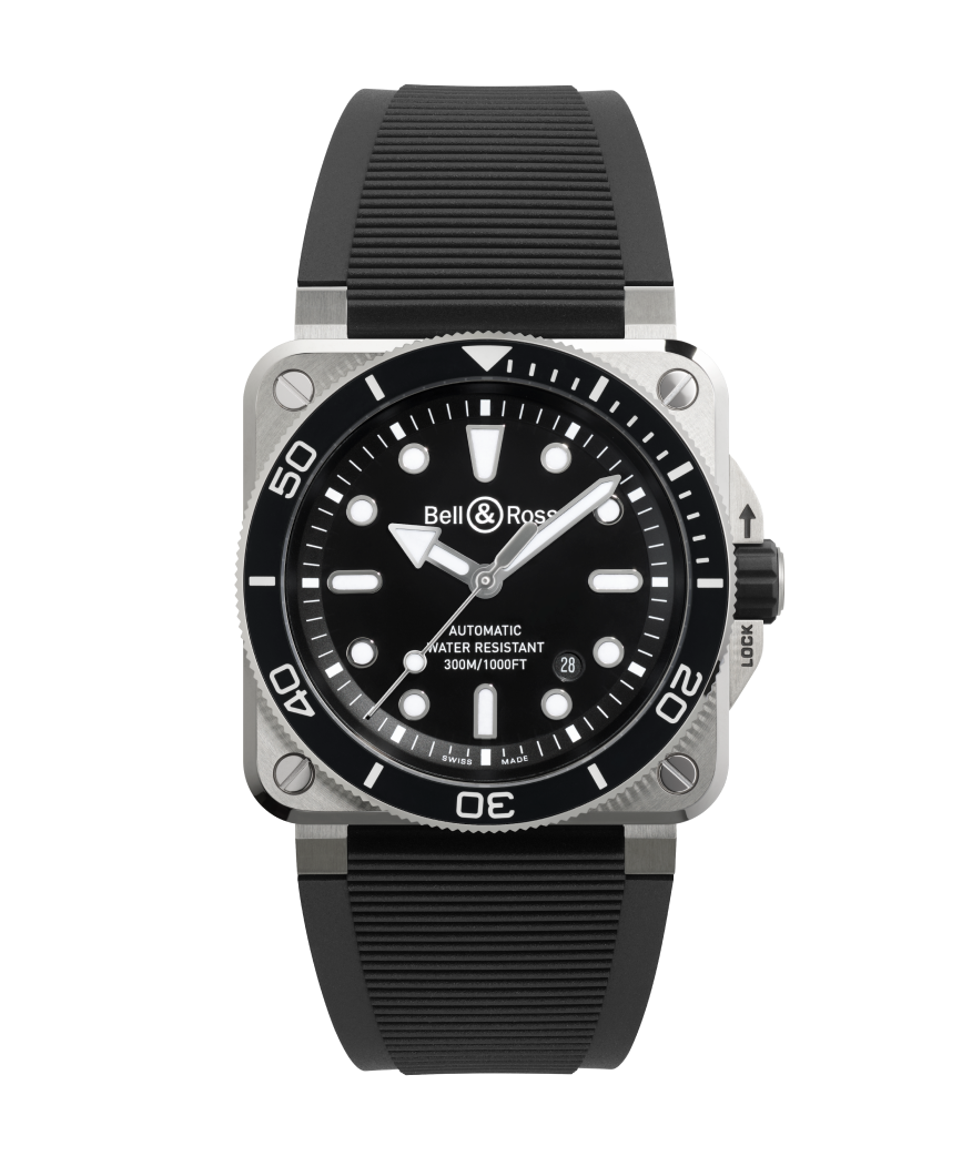 Bell & Ross BR-03 Diver 42mm Automatic BR03A-D-BL-ST/SRB