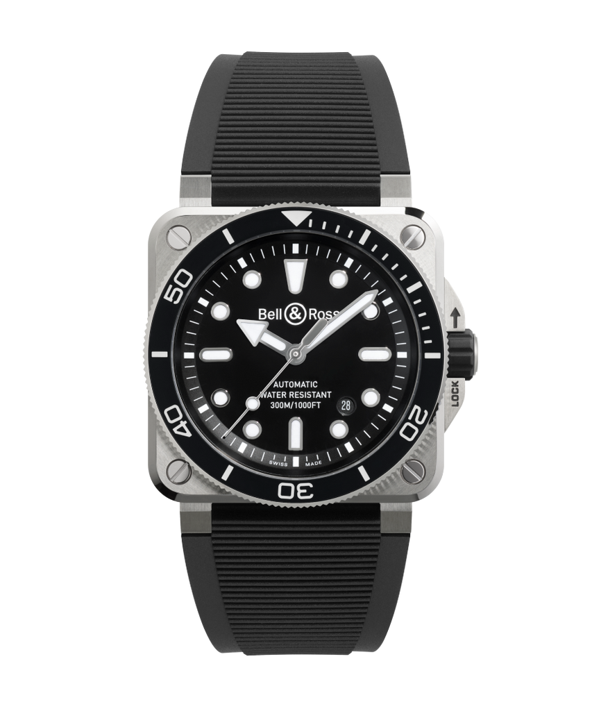 Bell & Ross BR-03 Diver 42mm Automatic BR03A-D-BL-ST/SRB