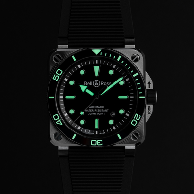 Bell & Ross BR-03 Diver 42mm Automatic BR03A-D-BL-ST/SRB