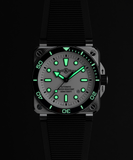 Bell & Ross BR-03 Diver 42mm Automatic BR03A-D-WH-ST/SRB