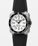 Bell & Ross BR-03 Diver 42mm Automatic BR03A-D-WH-ST/SRB