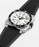 Bell & Ross BR-03 Diver 42mm Automatic BR03A-D-WH-ST/SRB