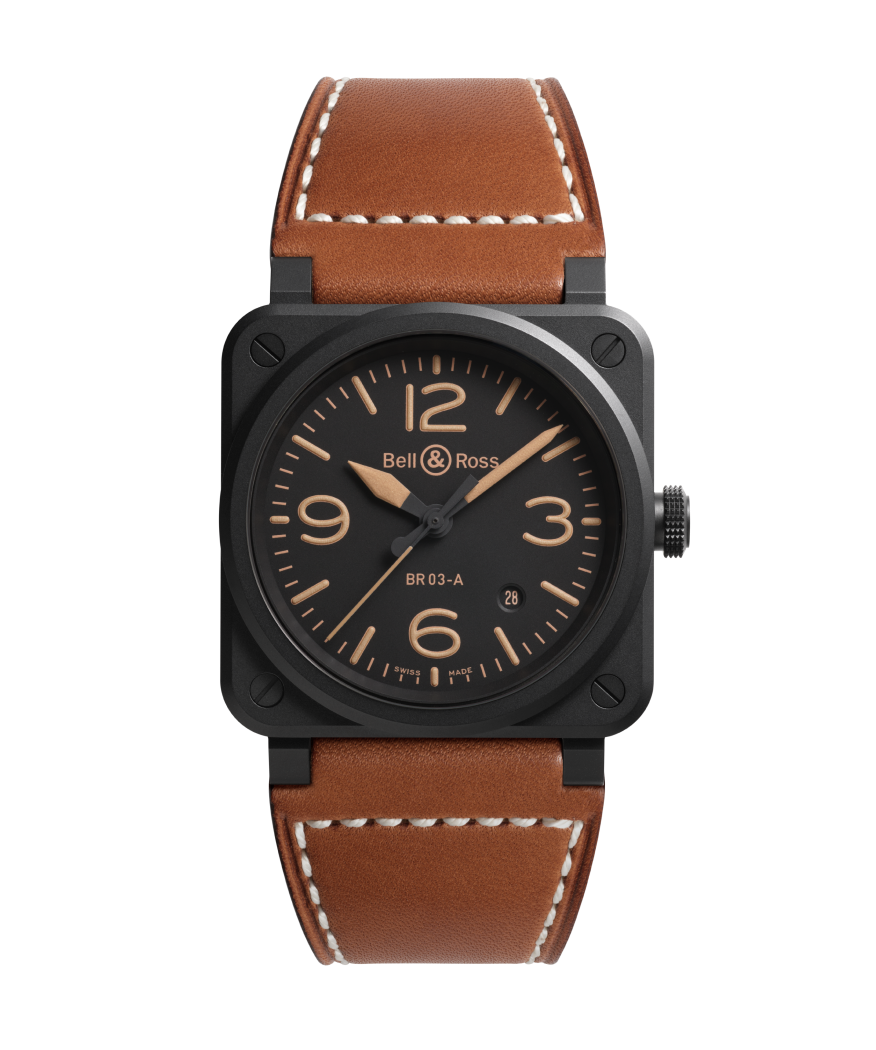Bell & Ross BR-03 Heritage 41mm Automatic BR03A-HER-CE/SCA