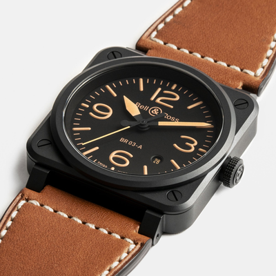 Bell & Ross BR-03 Heritage 41mm Automatic BR03A-HER-CE/SCA
