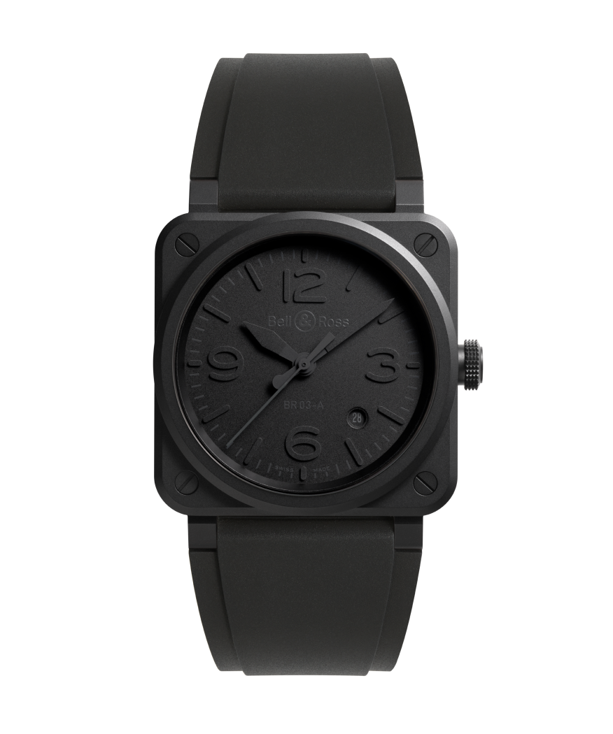 Bell & Ross BR-03 41mm Phantom Automatic BR03A-PH-CE/SRB