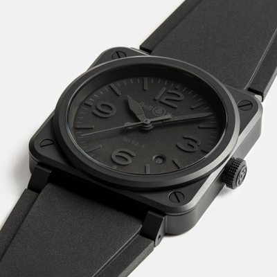 Bell & Ross BR-03 41mm Phantom Automatic BR03A-PH-CE/SRB