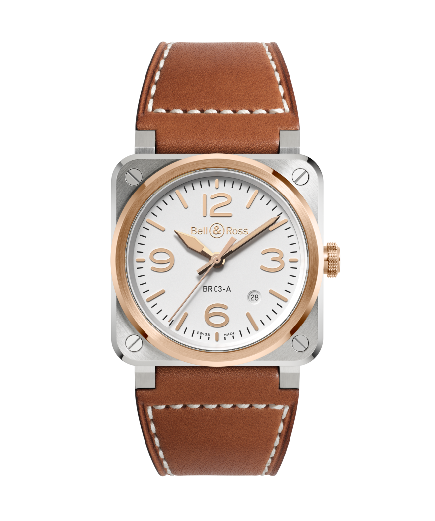 Bell & Ross BR-03 41mm Automatic BR03A-WH-ST-PG/SCA