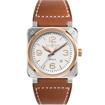 Bell & Ross BR-03 41mm Automatic BR03A-WH-ST-PG/SCA