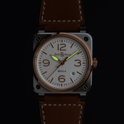 Bell & Ross BR-03 41mm Automatic BR03A-WH-ST-PG/SCA