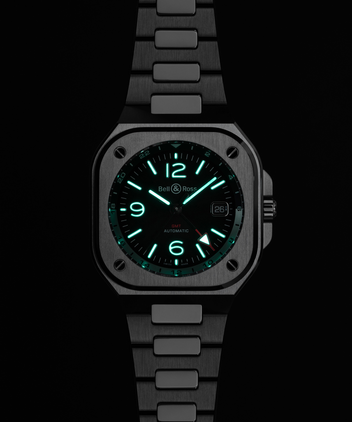 Bell & Ross BR-05 GMT 41mm Automatic BR05G-BL-ST/SST