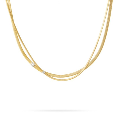 Marco Bicego Masai Diamond Necklace CG732-B_YW_M5