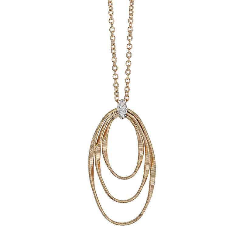 Marco Bicego Marrakech Onde Diamond Necklace CG785-B_YW_M5