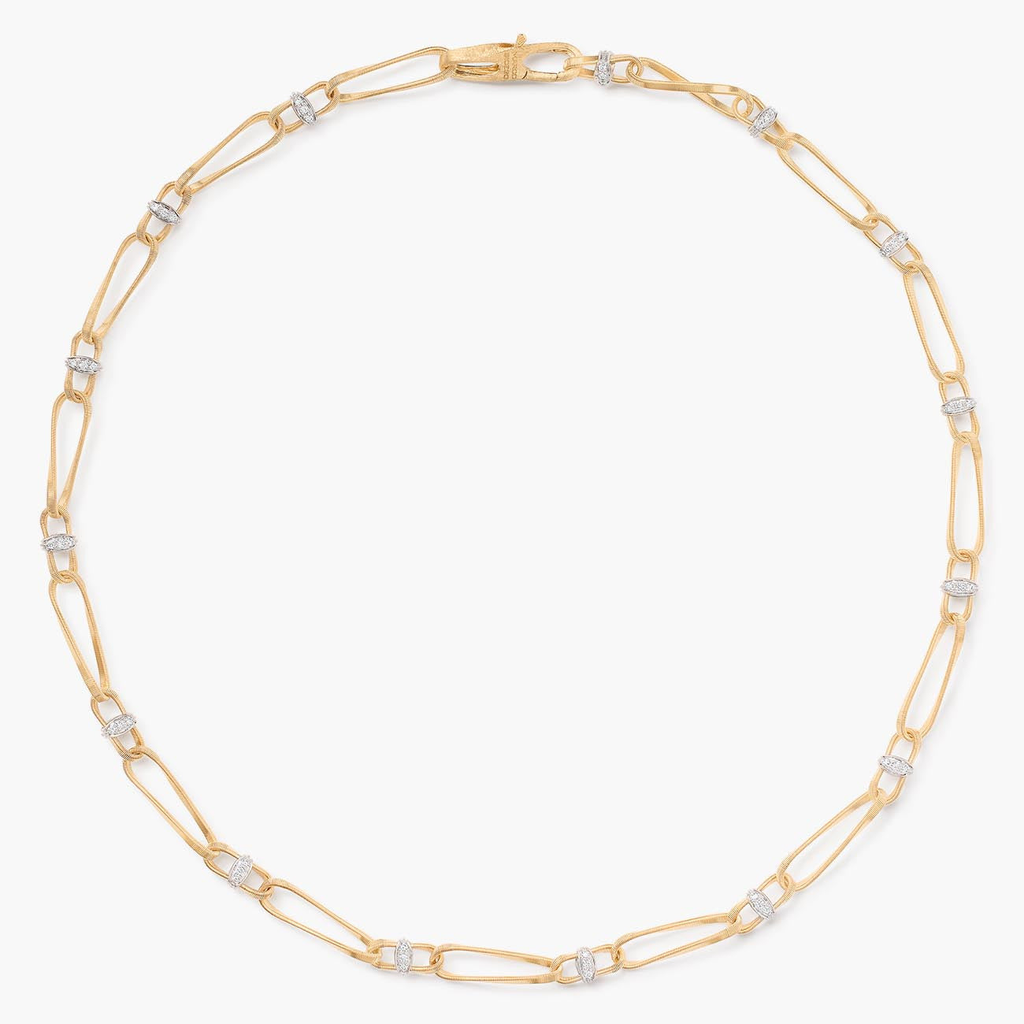 Marco Bicego Marrakech Onde Diamond Necklace CG844-B_YW_M_5