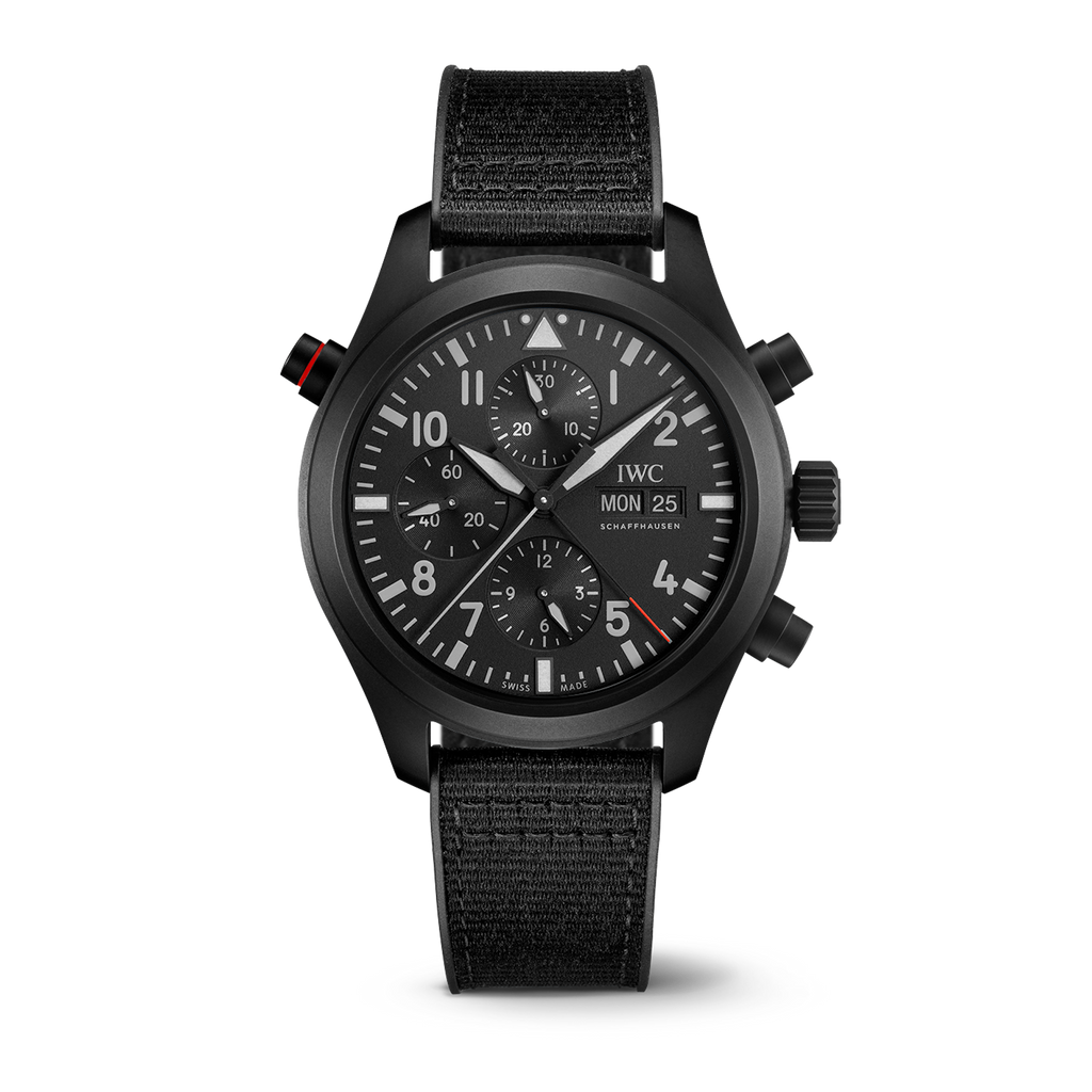 IWC Schaffhausen Pilot's Watch Double Chronograph Top Gun 44mm Automatic IW371815