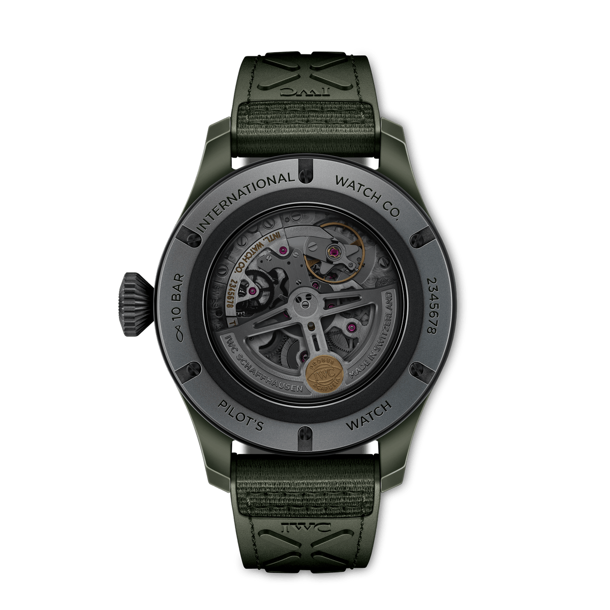 IWC Schaffhausen Pilot's Watch Timezoner Top Gun Woodland 46mm Automatic IW395601