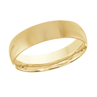 Malo Band 6mm 10kt Yellow Gold J20606Y03