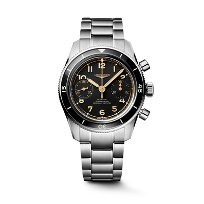 Longines Spirit Pilot Flyback Chronograph 39.5mm Manual L3.721.4.53.6