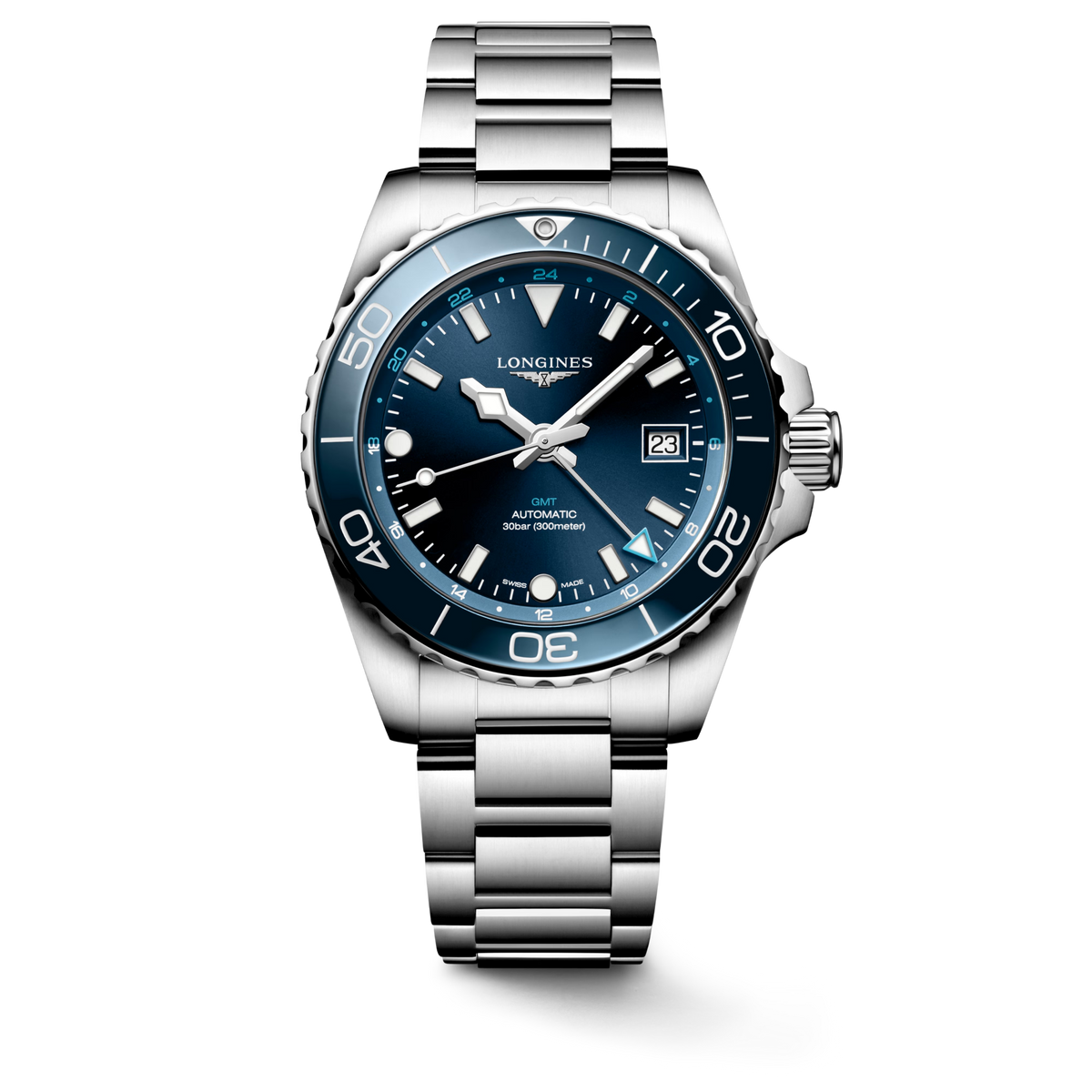 Longines HydroConquest GMT 41mm Automatic L3.790.4.96.6