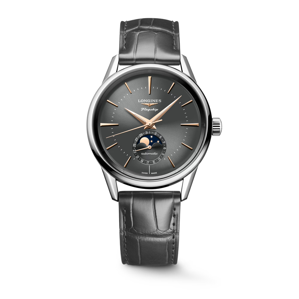 Longines Flagship Heritage Moon Phase 38.5mm Automatic L4.815.4.52.2