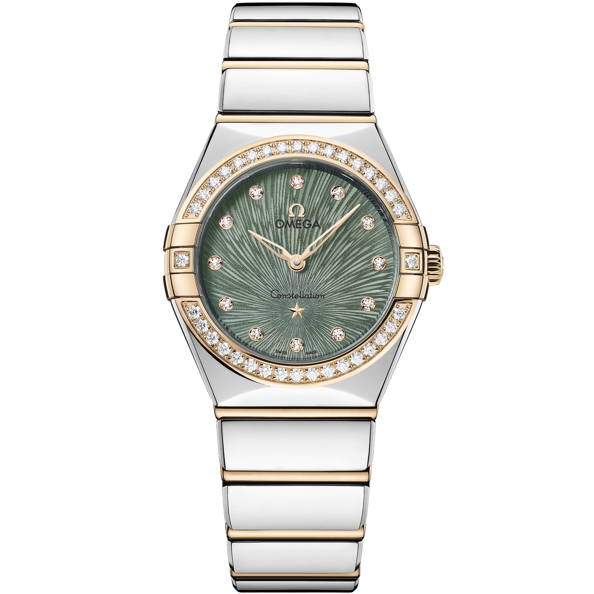 Omega Constellation Diamonds 28mm Quartz 131.25.28.60.60.001