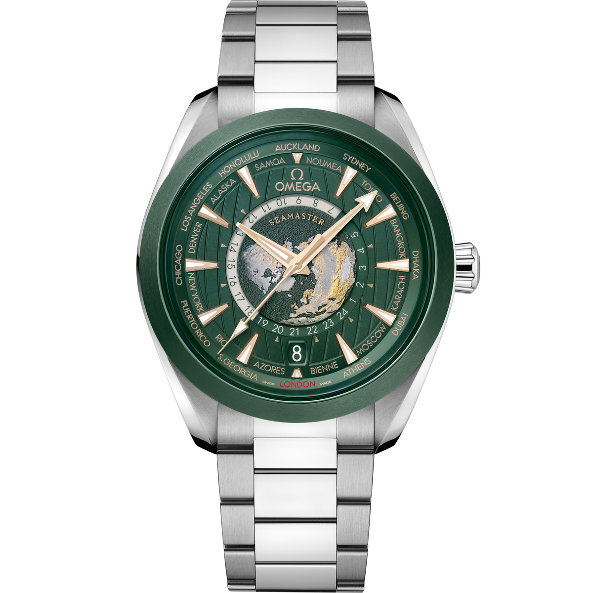 Omega Seamaster Aqua Terra 150M GMT Worldtimer 43mm Automatic 220.30.43.22.10.001