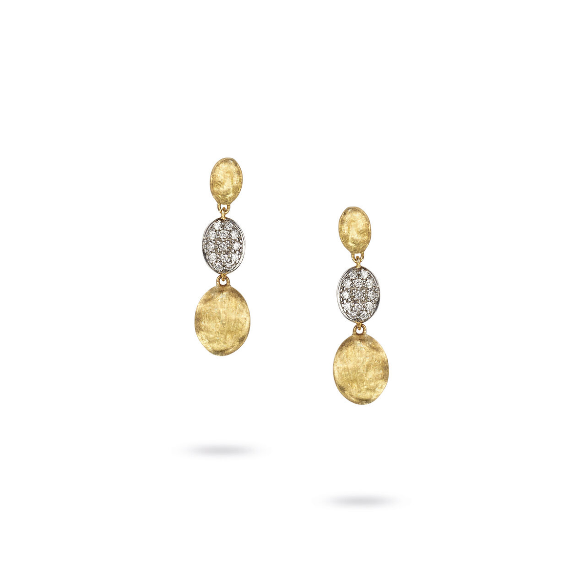 Marco Bicego Siviglia Diamond Drop Earring OB1234-B_YW_Q6