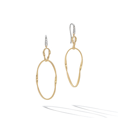 Marco Bicego Marrakech Diamond Drop Earring OG369-A-B_YW_M5