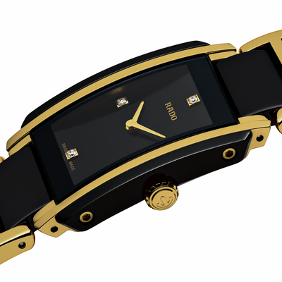 Rado Integral Diamonds 22.7x33.10mm Quartz R20845712