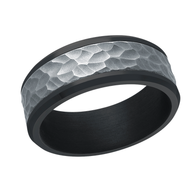 Malo Tantalum Band Titanium Centre 8mm TANT0288