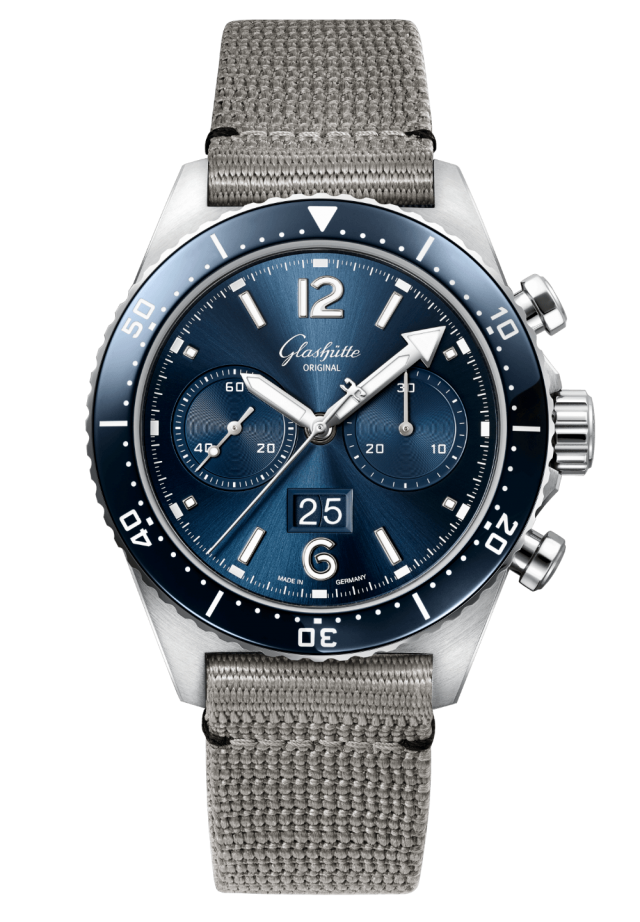 Glashutte Original  SeaQ Chronograph 43.2mm Automatic 1-37-23-02-81-34