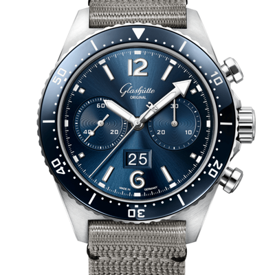 Glashutte Original  SeaQ Chronograph 43.2mm Automatic 1-37-23-02-81-34