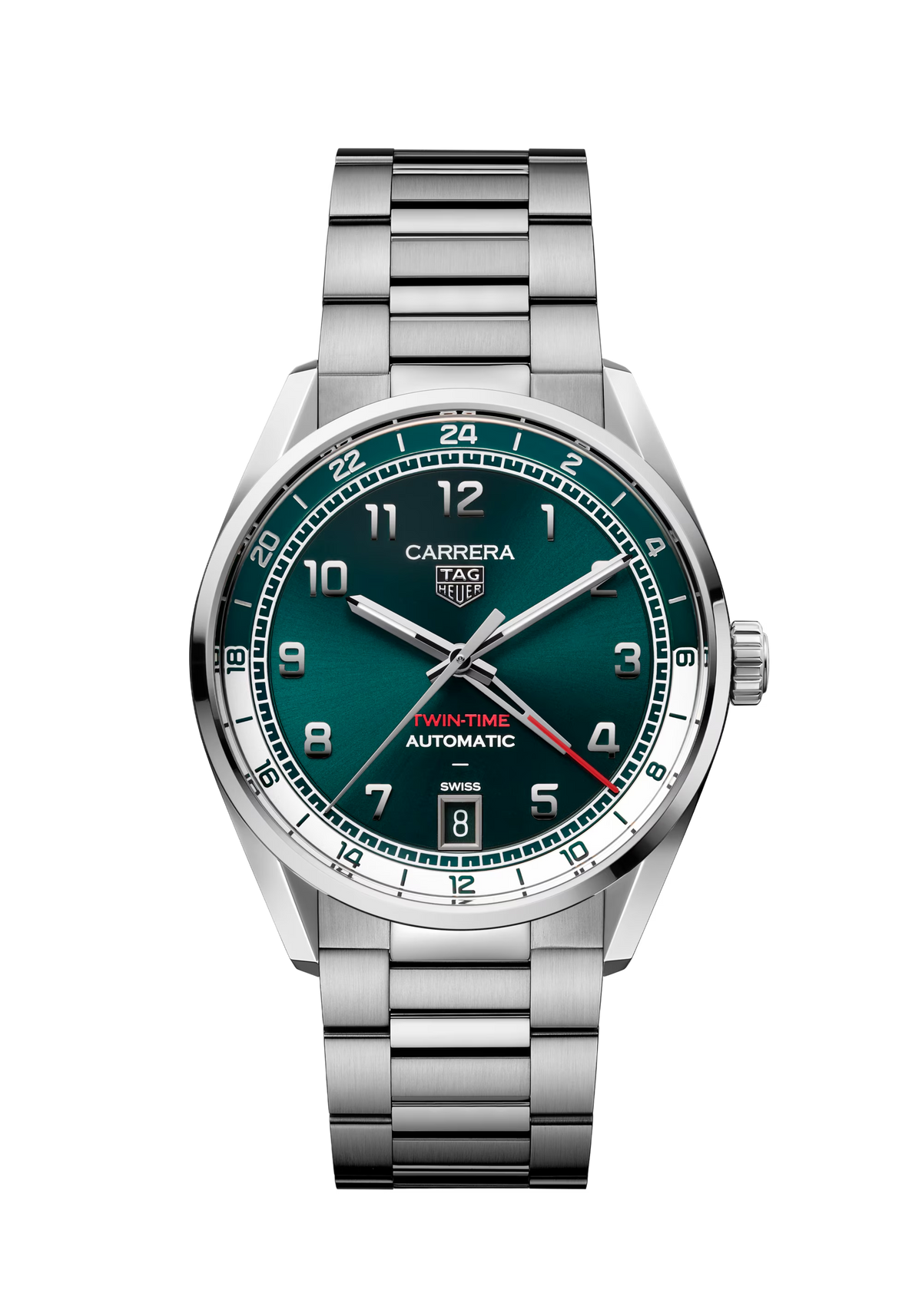 Tag Heuer Carrera Date Twin-Time 41mm Automatic WDA2114.BA0043