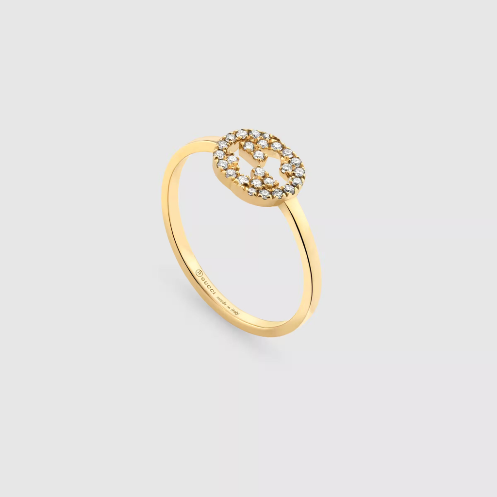 Gucci Interlocking G Diamonds Ring YBC729412002014