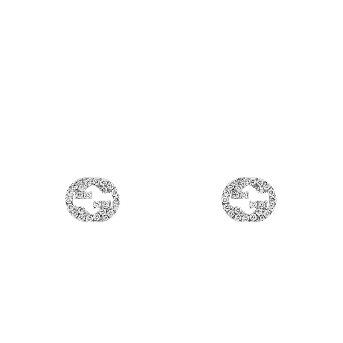 Gucci Interlocking G Diamonds Stud Earring YBD72940800300U