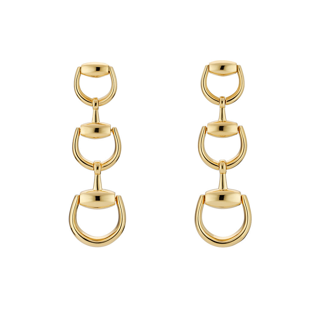 Gucci Horsebit Drop Earring YBD83141300100U