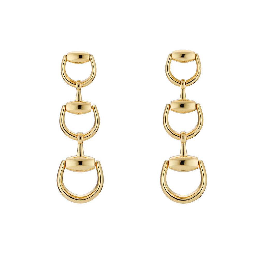 Gucci Horsebit Drop Earring YBD83141300100U