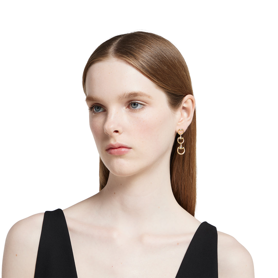 Gucci Horsebit Drop Earring YBD83141300100U