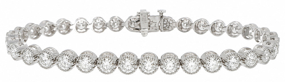 L'ORO Diamond Tennis Bracelet AJ-7465-2