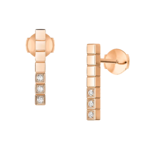 Chopard Ice Cube Pure Earring 18Kt Rose Gold