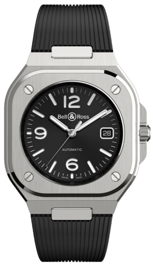 Bell & Ross BR 05 Black Steel Rubber