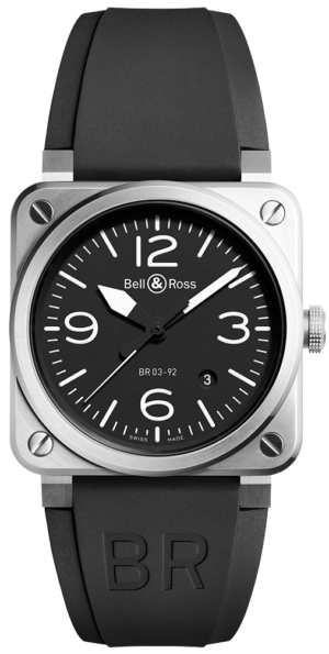Bell & Ross Br03-92 42mm Steel BR0392-BLC-ST | LORO